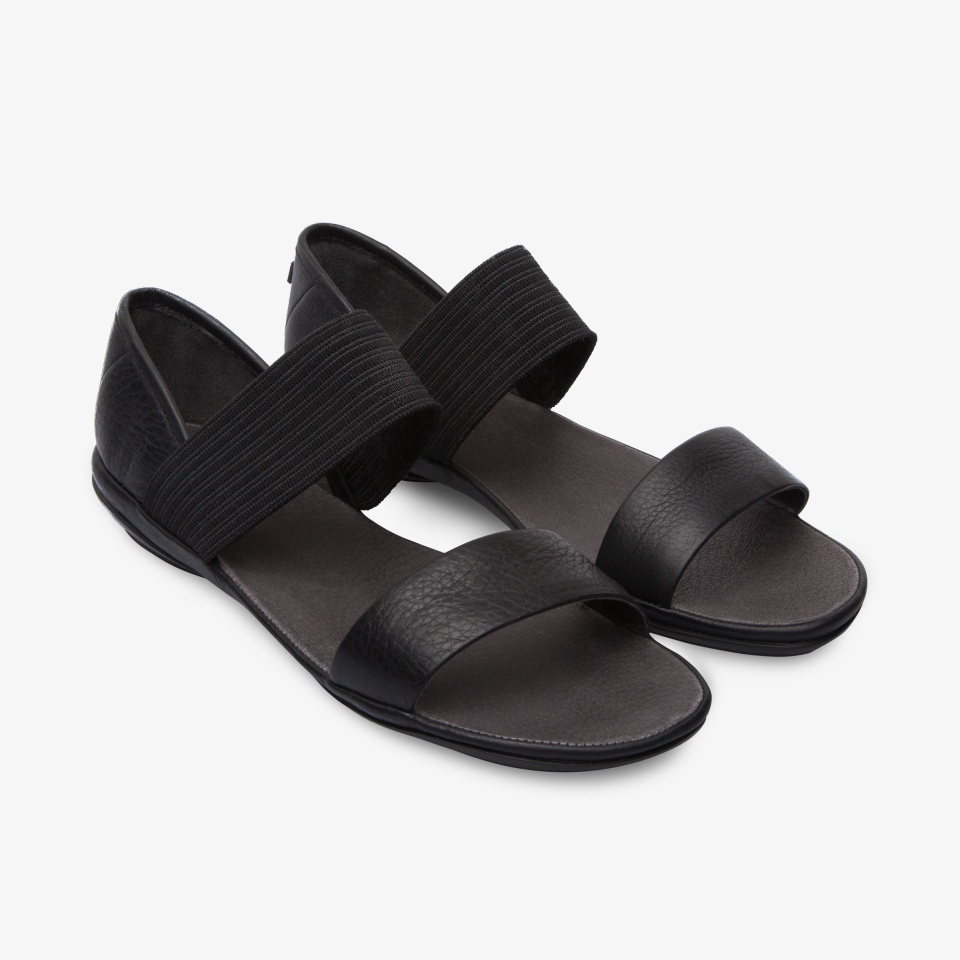 Camper Right Black - Camper Women's Sandals ||9860-IXPRL||